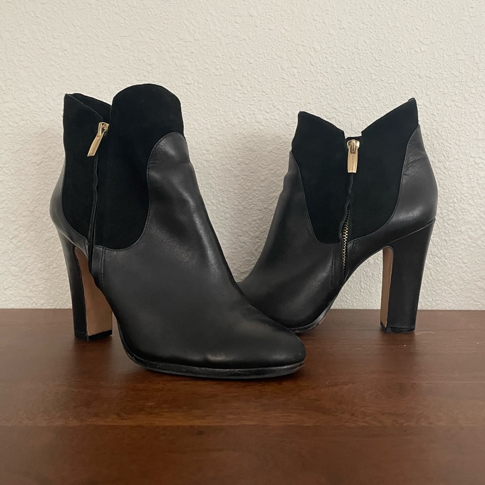Vince Camuto Leather & Suede Booties